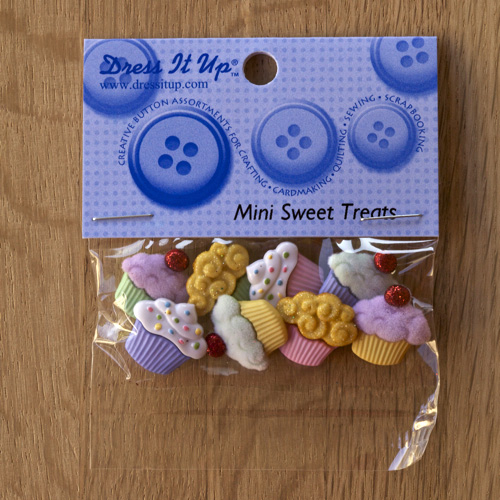 Набор декоративных пуговиц "Mini Sweet Treats" 
