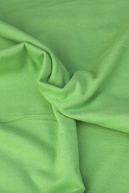 Ткань фланель однотонная светло-зеленая 