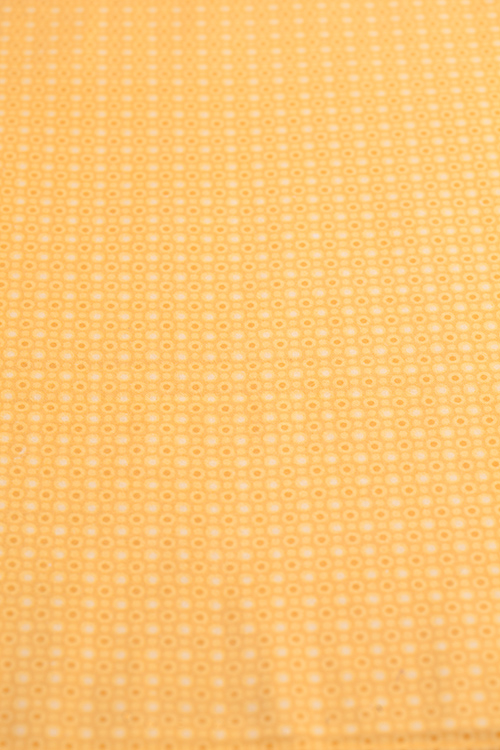 Ткань фланель "Горошки на желтом" 