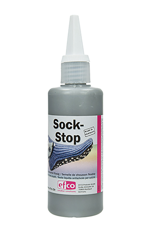 Краска текстильная с противоскользящим эффектом 3d "sock-stop", серая 