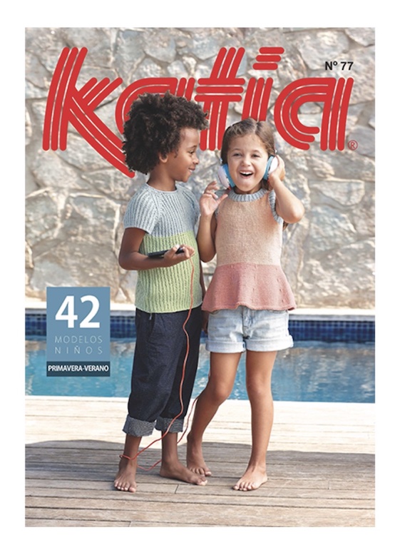 Журнал с детскими моделями для вязания  Katia KIDS №77  