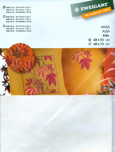 Канва Vintage Stern-Aida 14 с разводами, 48х53 см 