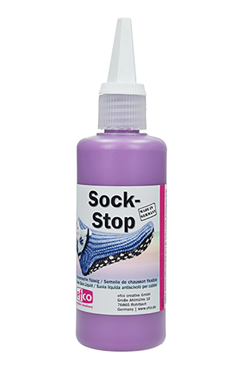 Краска текстильная с противоскользящим эффектом 3d "sock-stop", розовато-лиловая 