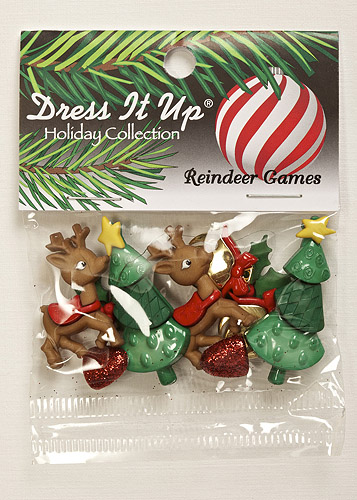 Декоративные пуговицы "Reindeer Games" 