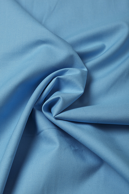 Ткань однотонная ярко-голубая "Краски жизни" 