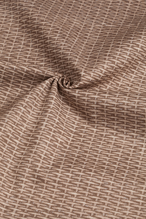 Ткань "Patchwork Materials" серо-коричневая корзинка 