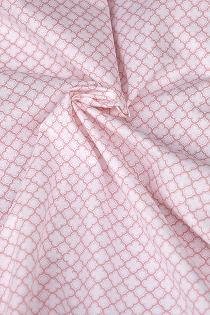 Ткань "Sorbets" розовый орнамент 