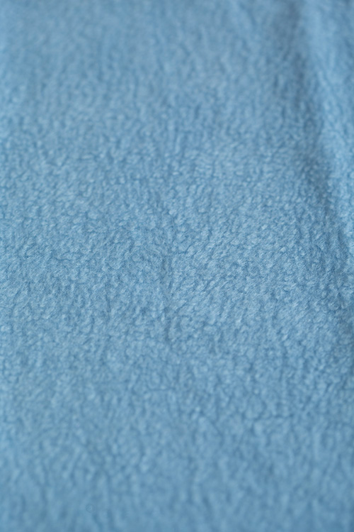 Флис голубой, размер 50х50 см 