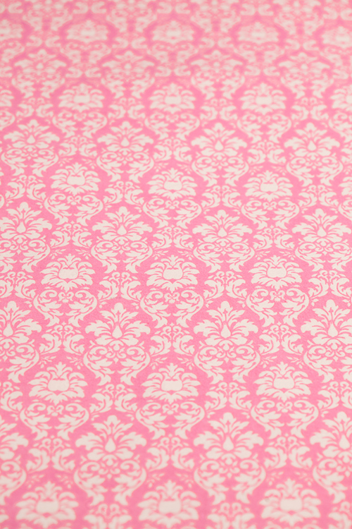 Ткань фланель "Орнамент на розовом" 
