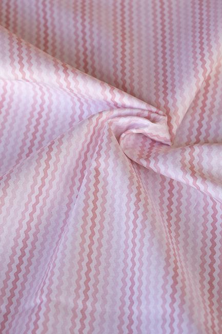 Ткань "Sorbets" розовые полоски 