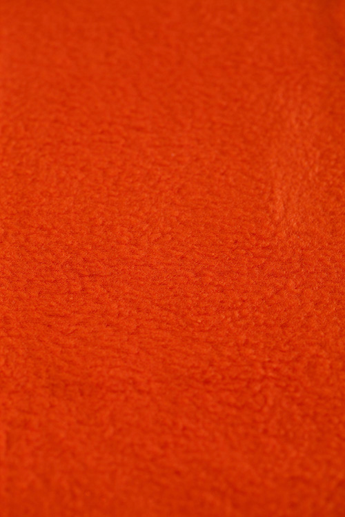 Флис оранжевый, размер 50х50 см 