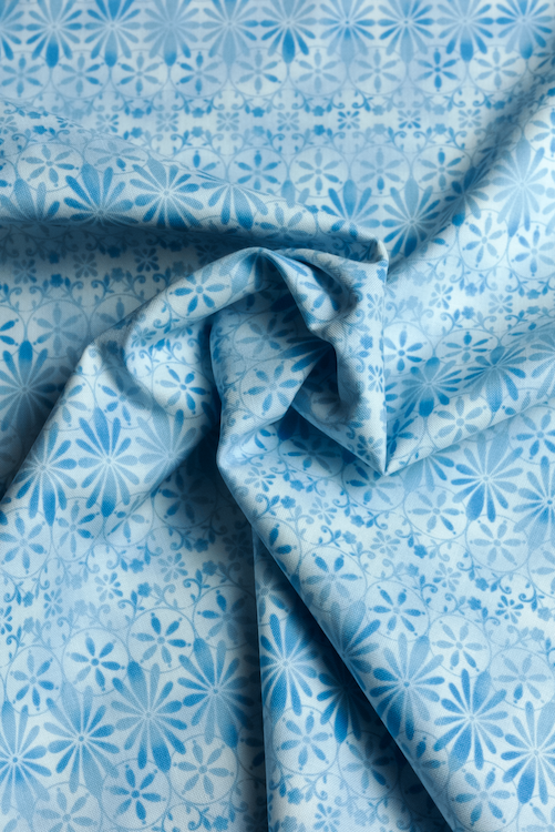 Ткань "Summer Breeze" голубая 