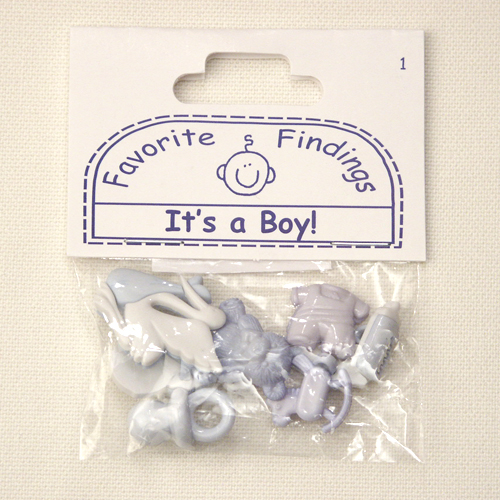 Декоративные пуговицы "It's a Boy!". 