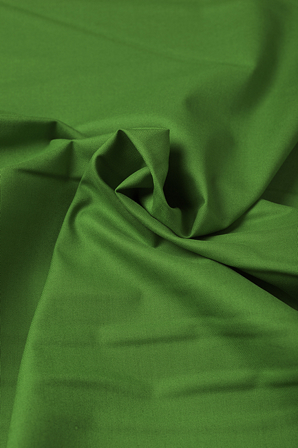 Ткань однотоная зеленая "Краски жизни" 