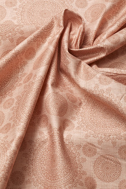 Ткань "Thimble Pleasures"  орнамент на розовом 
