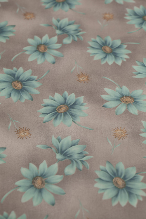 Ткань "Dear Grace" голубые цветы 