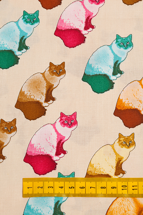 Ткань "Home Seweet Home" коты 
