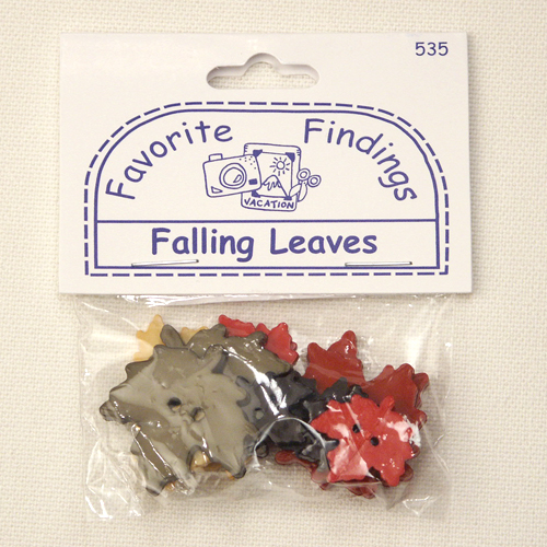 Декоративные пуговицы "Falling Leaves" 